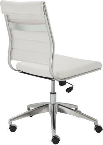 Euro Style Task Chairs - Axel Armless Office Chair White