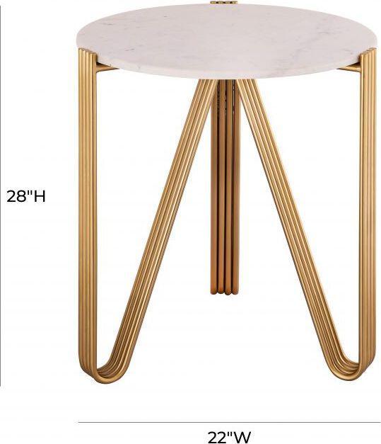 Tov Furniture Side & End Tables - Aya Marble Side Table
