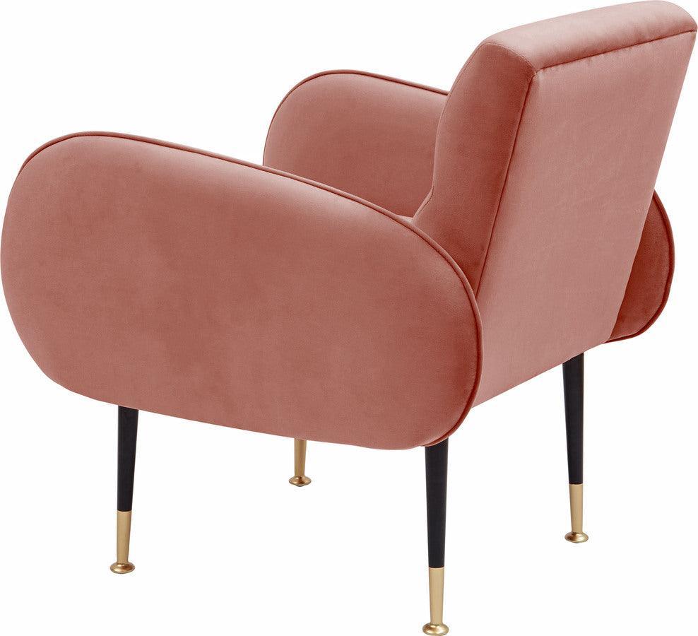 Tov Furniture Accent Chairs - Babe Salmon Velvet Chair