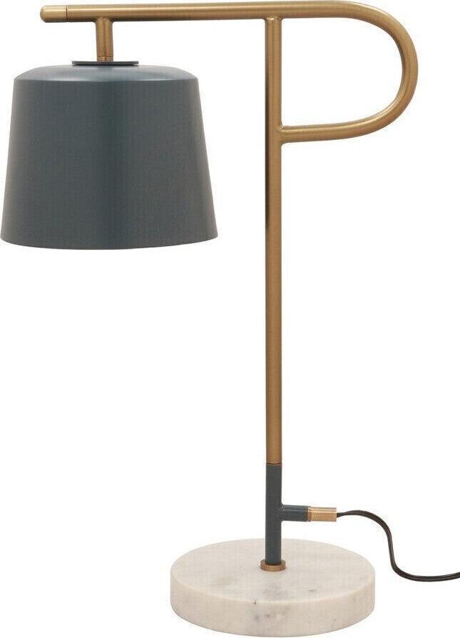 Tov Furniture Table Lamps - Babel Table Lamp Gray & White