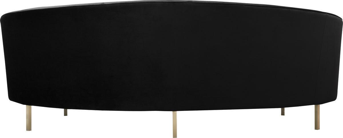 Tov Furniture Sofas & Couches - Baila Black Velvet Sofa Black