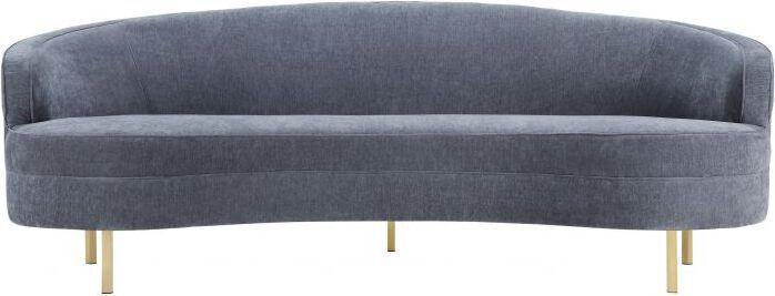 Tov Furniture Sofas & Couches - Baila Grey Velvet Sofa