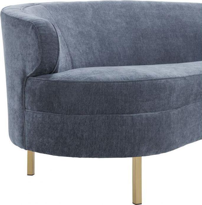 Tov Furniture Sofas & Couches - Baila Grey Velvet Sofa