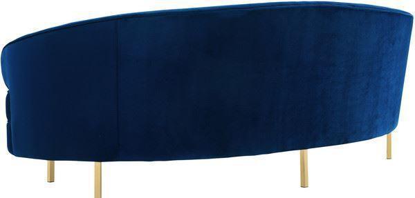 Tov Furniture Sofas & Couches - Baila Velvet Sofa Navy