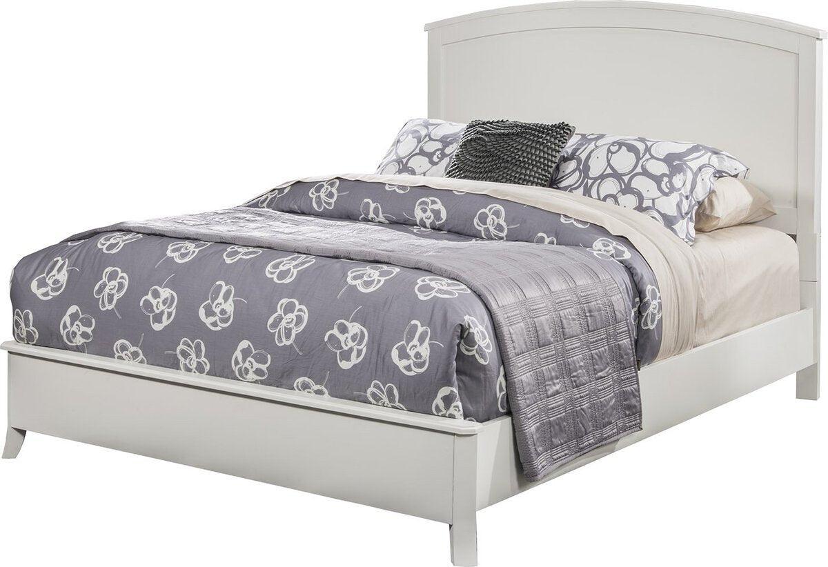 Alpine Furniture Beds - Baker Queen Panel Bed White