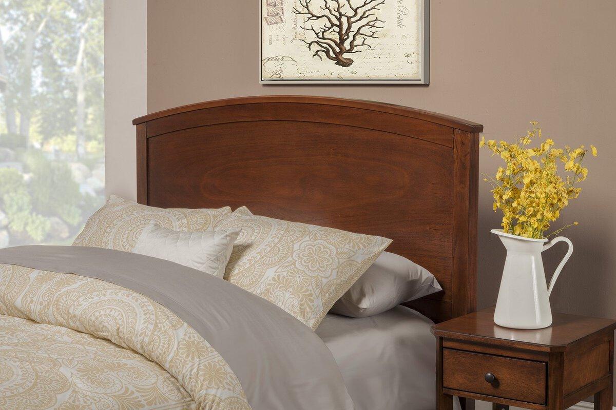 Alpine Furniture Beds - Baker Standard King Panel Bed Mahogany