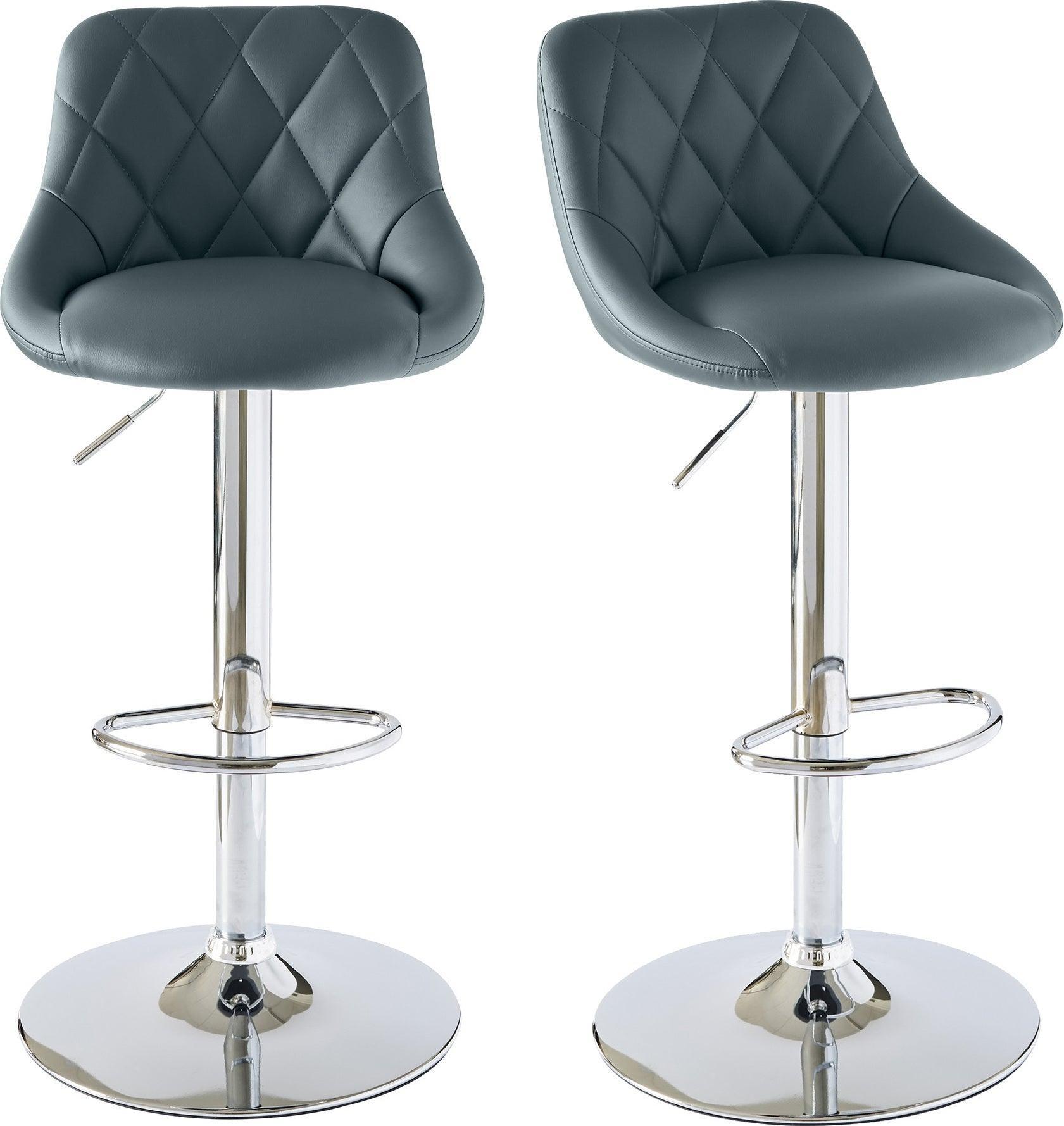Elements Barstools - Baltimore Adjustable Swivel Bar Stool Set (Set of 2)