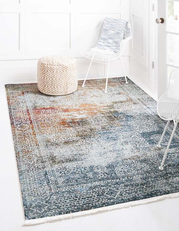 Unique Loom Indoor Rugs - Baracoa Bohemian 10x13 Rectangular Rug Multi