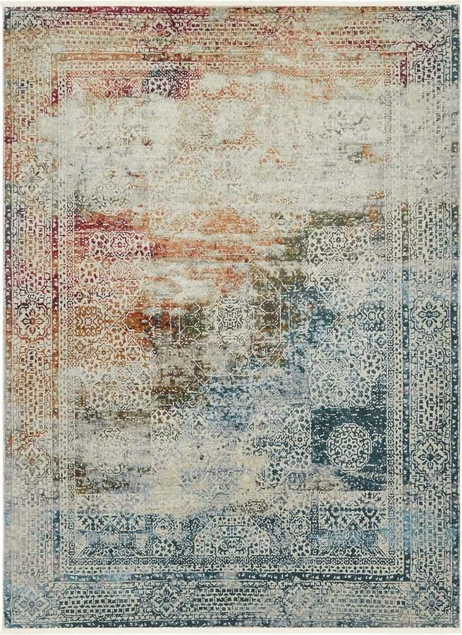 Unique Loom Indoor Rugs - Baracoa Bohemian 10x13 Rectangular Rug Multi