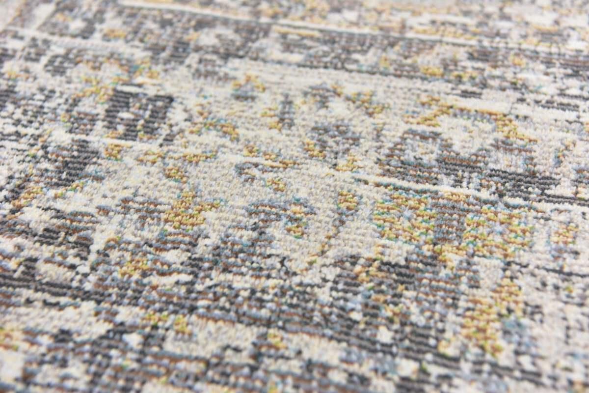 Unique Loom Indoor Rugs - Baracoa Border 10x13 Dark Gray & Ivory