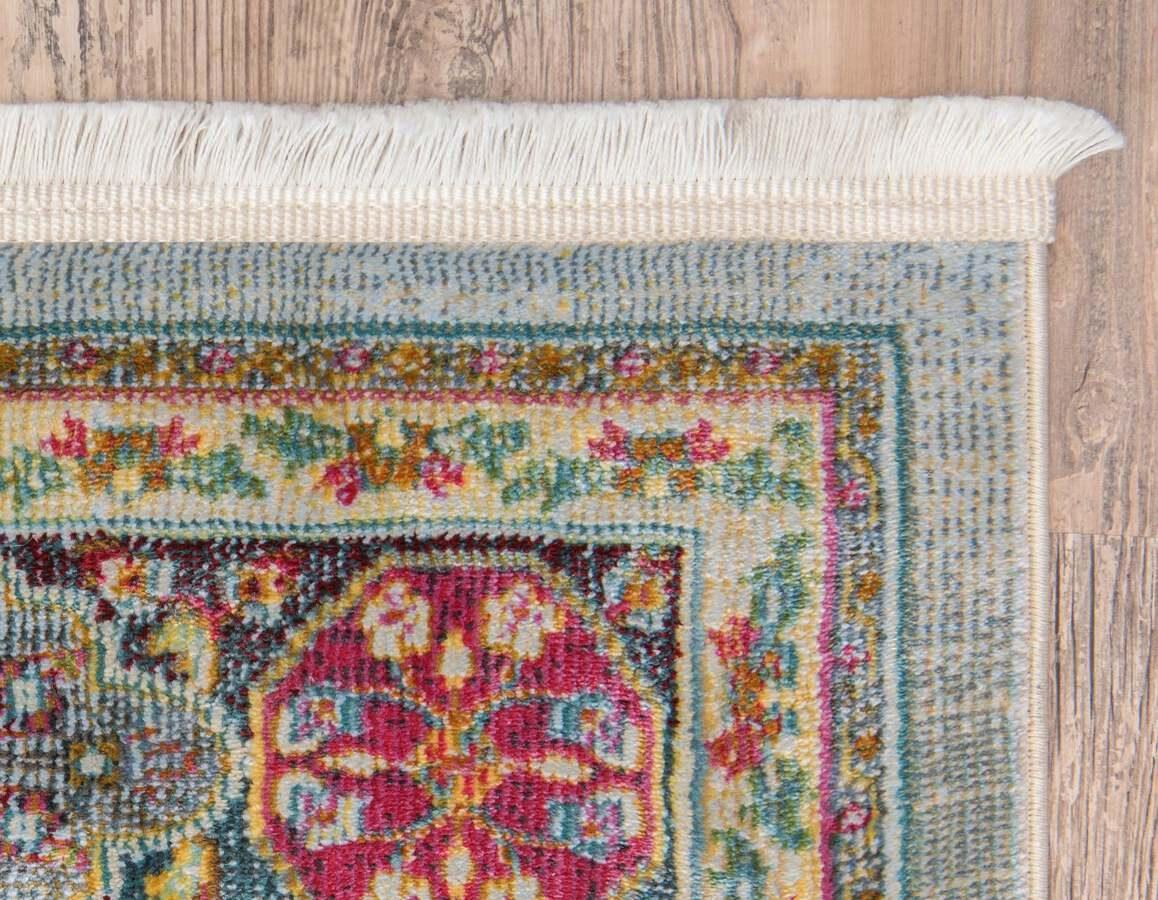Unique Loom Indoor Rugs - Baracoa Border 10x13 Multi & Beige