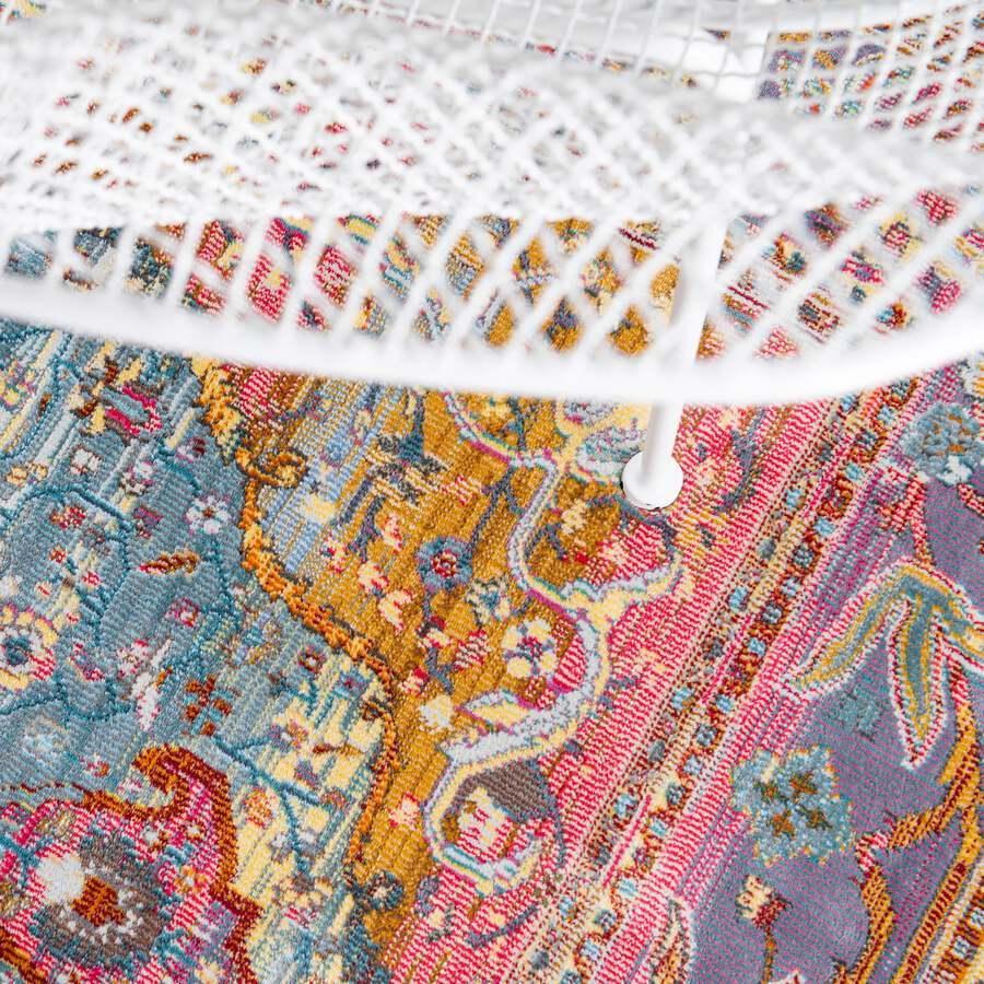Unique Loom Indoor Rugs - Baracoa Border 10x13 Multi & Blue