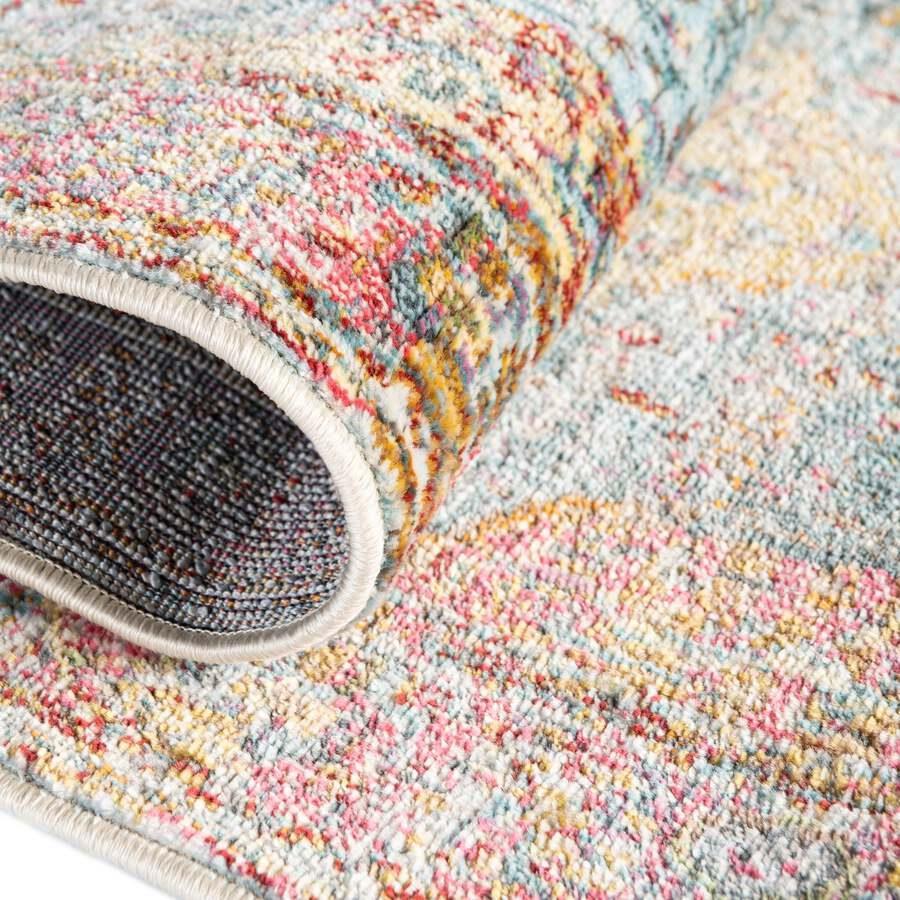 Unique Loom Indoor Rugs - Baracoa Border 10x13 Multi & Blue