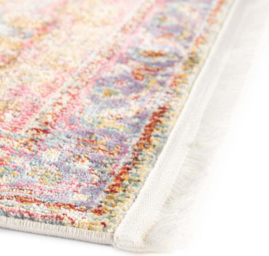 Unique Loom Indoor Rugs - Baracoa Border 10x13 Multi & Blue