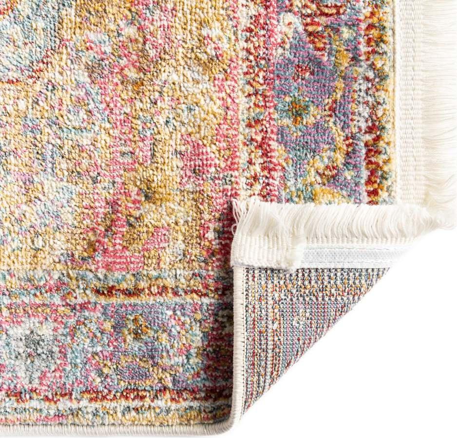 Unique Loom Indoor Rugs - Baracoa Border 10x13 Multi & Blue