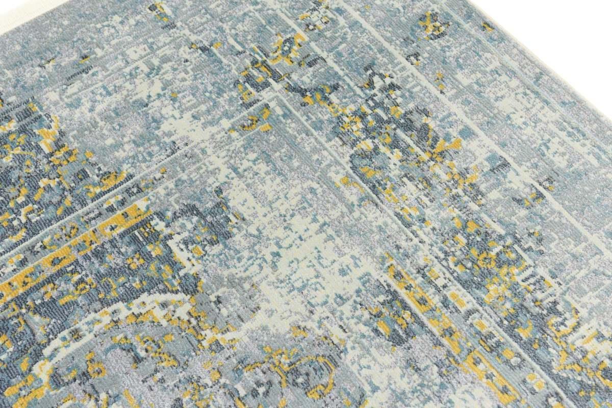 Unique Loom Indoor Rugs - Baracoa Modern 10x13 Rectangular Rug Gray