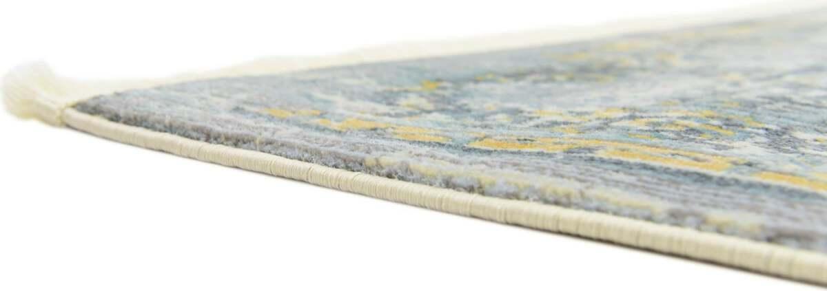 Unique Loom Indoor Rugs - Baracoa Modern 10x13 Rectangular Rug Gray