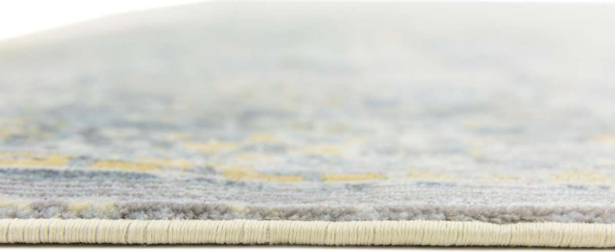 Unique Loom Indoor Rugs - Baracoa Modern 10x13 Rectangular Rug Gray