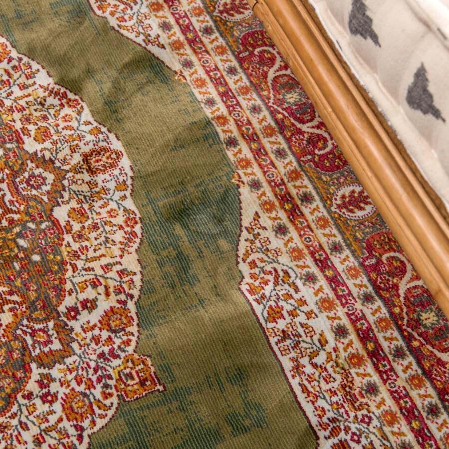 Unique Loom Indoor Rugs - Baracoa Modern 10x13 Rectangular Rug Green