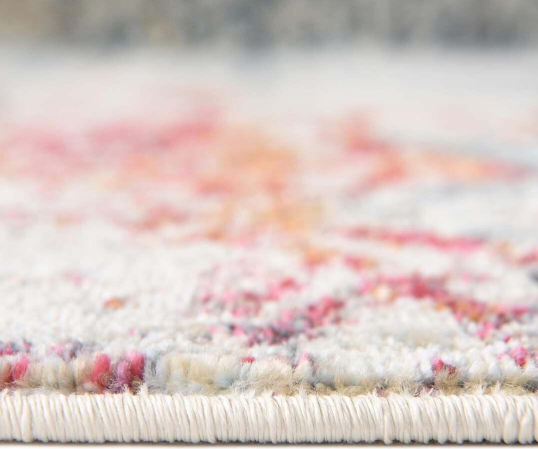 Unique Loom Indoor Rugs - Baracoa Modern 10x13 Rectangular Rug Ivory