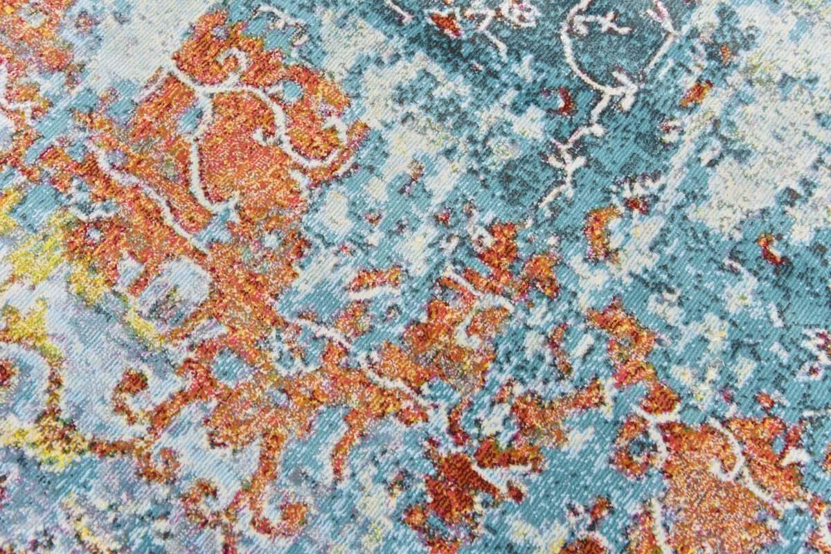 Unique Loom Indoor Rugs - Baracoa Modern 10x13 Rectangular Rug Teal