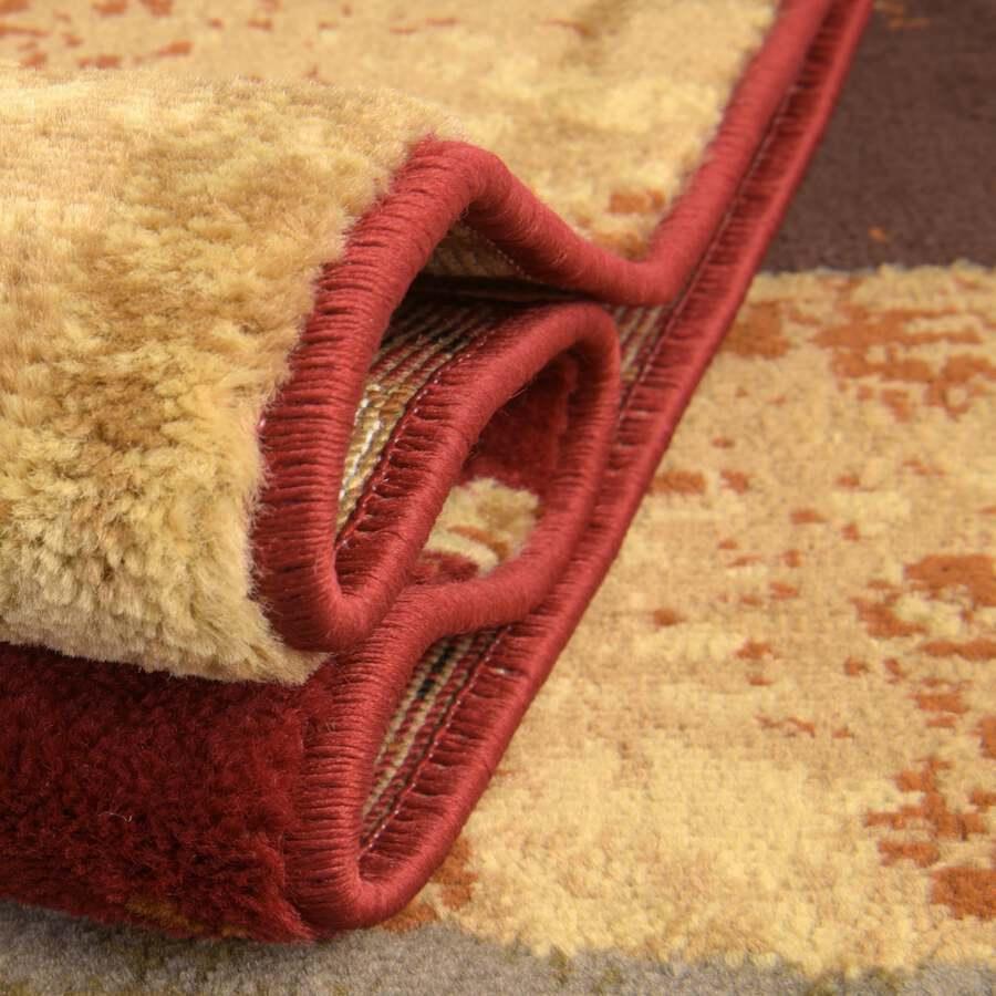 Unique Loom Indoor Rugs - Barista 10x14 Multi & Beige