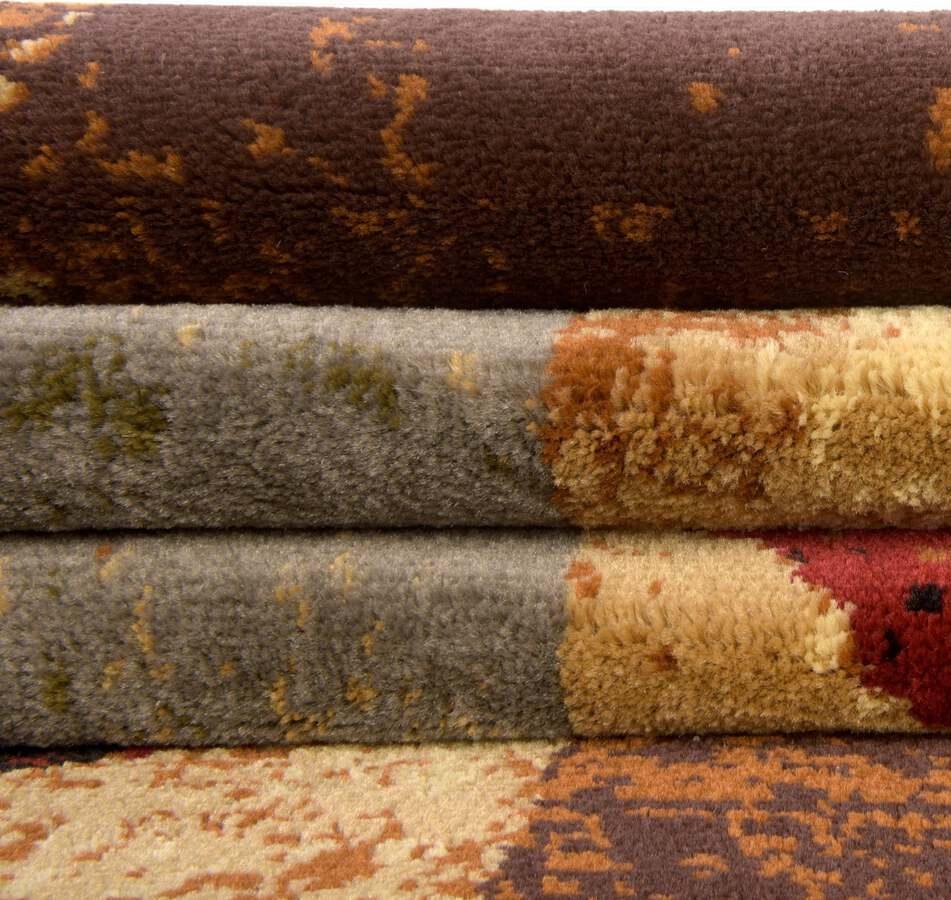 Unique Loom Indoor Rugs - Barista 10x14 Multi & Beige