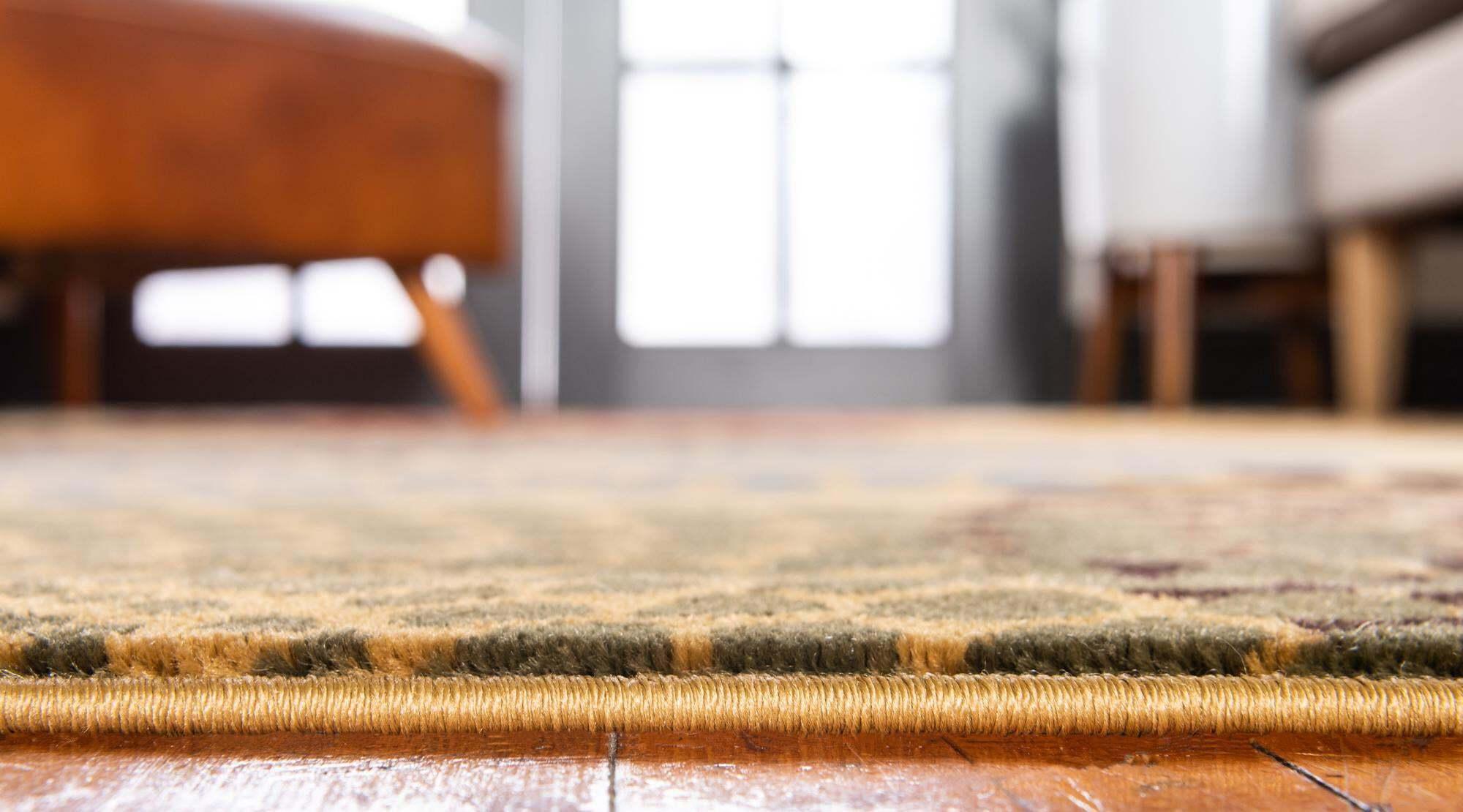 Unique Loom Indoor Rugs - Barista Medallion 5x8 Rug Beige & Multicolor