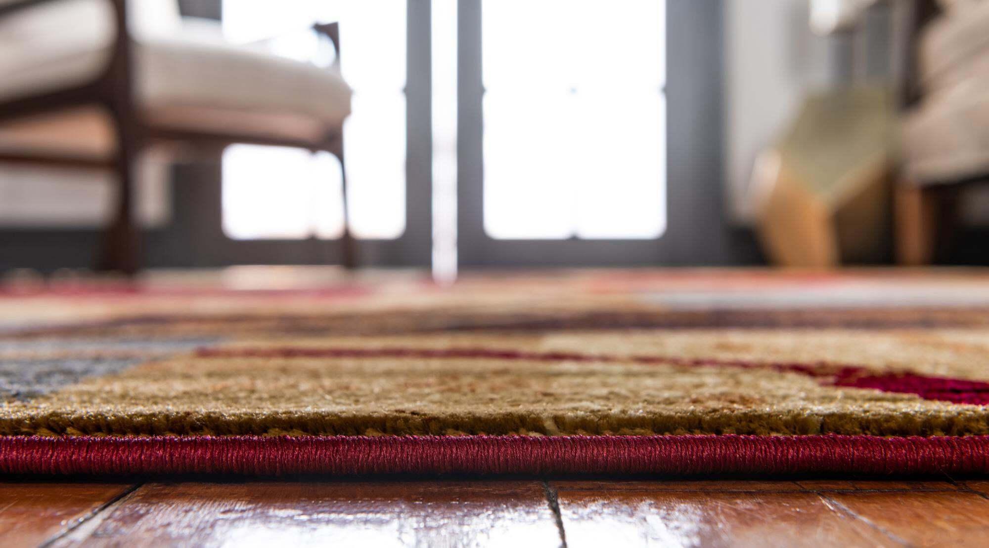 Unique Loom Indoor Rugs - Barista Rectangular 8x10 Rug Multi & Beige