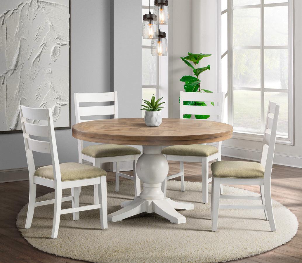 Elements Dining Sets - Barrett Round 5Pc Dining Set-Table And Four Chairs