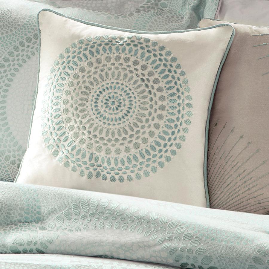 Olliix.com Comforters & Blankets - Baxter King 7 Piece Comforter Set Blue