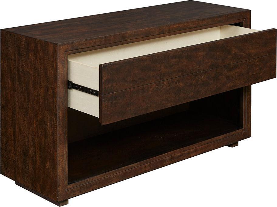 Olliix.com Consoles - Bay Console Table Dark Mahogany