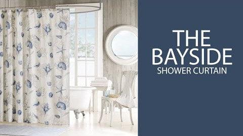 Olliix.com Shower Curtains - Bayside Shower Curtain Blue