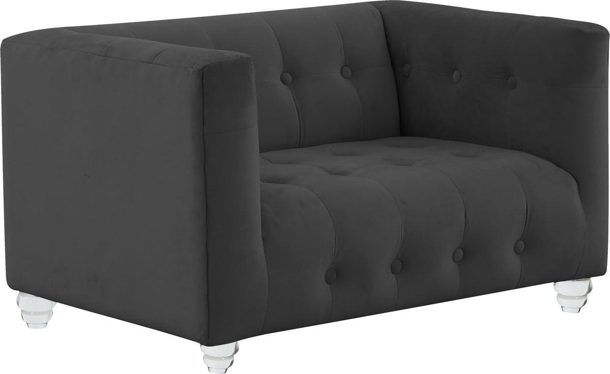 Tov Furniture Dog Beds - Bea Black Velvet Pet Bed