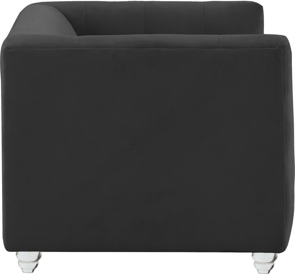 Tov Furniture Dog Beds - Bea Black Velvet Pet Bed