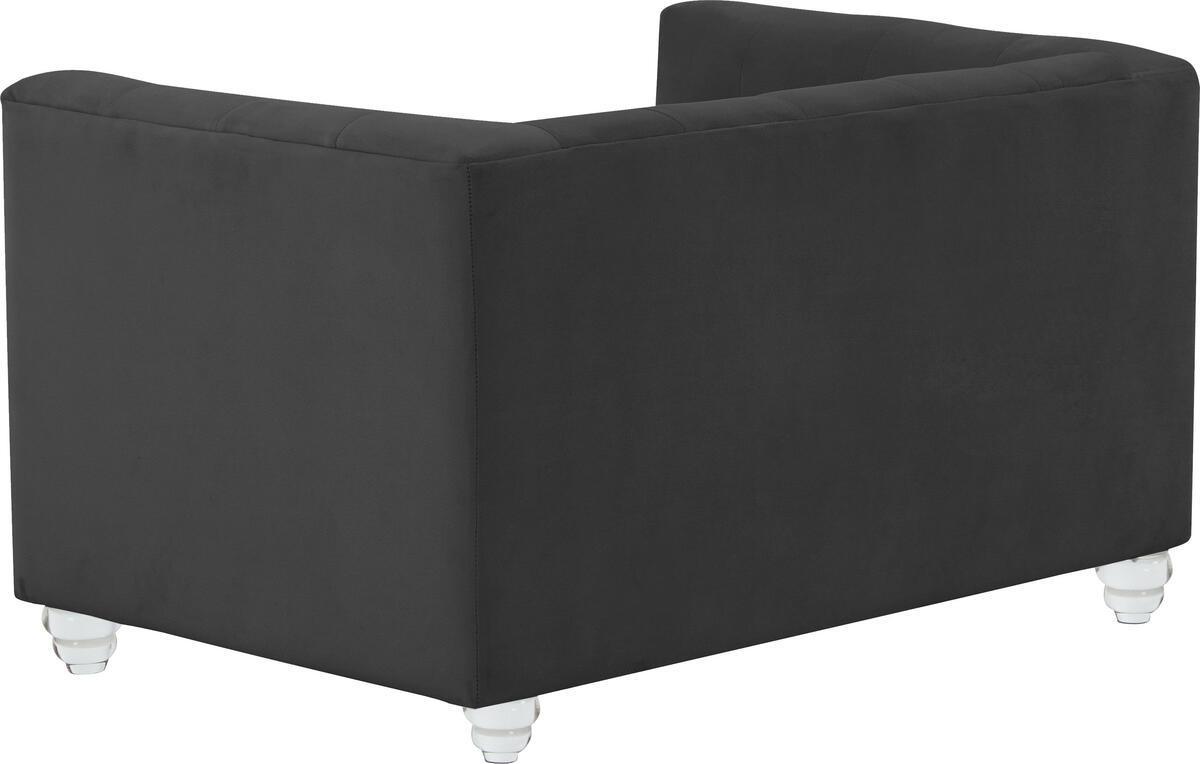 Tov Furniture Dog Beds - Bea Black Velvet Pet Bed