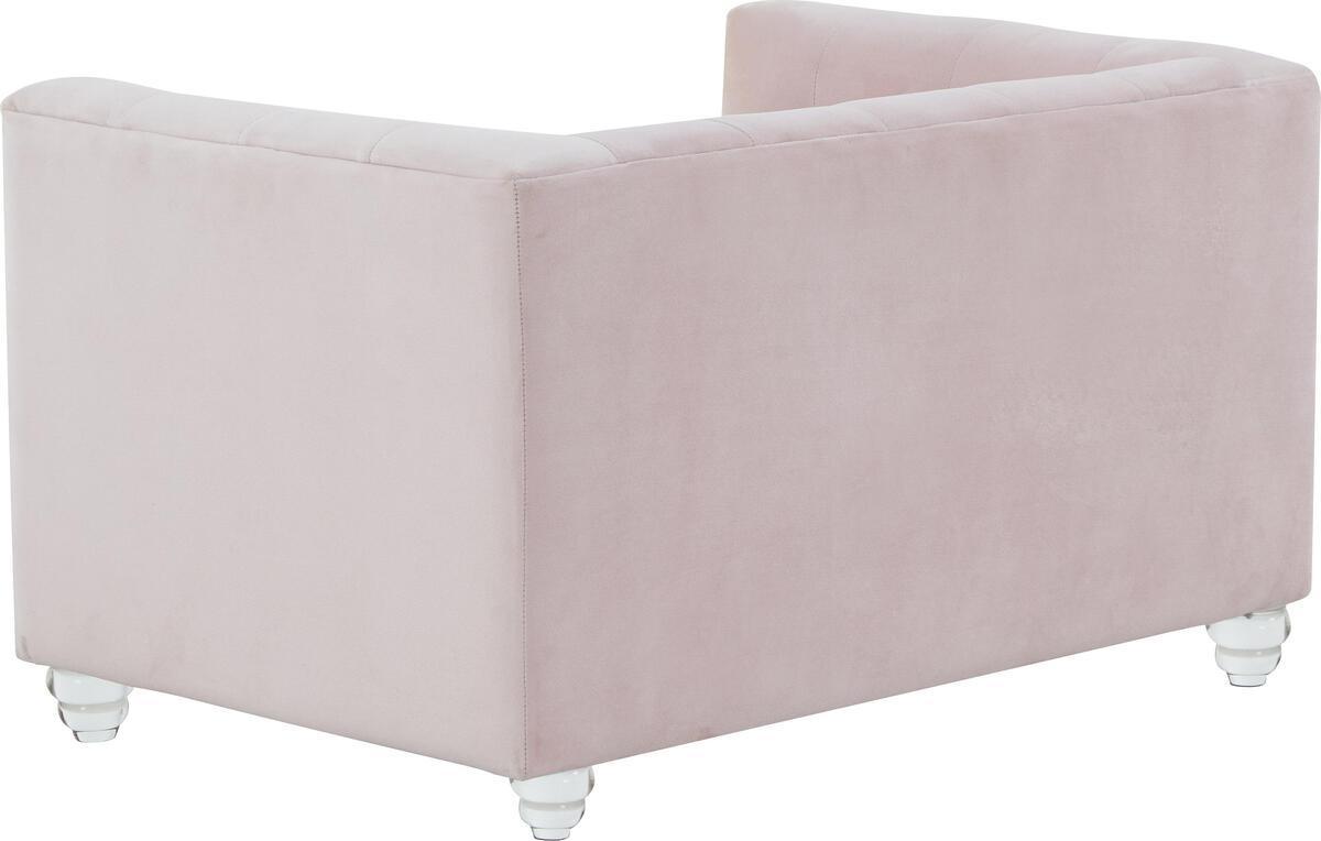 Tov Furniture Dog Beds - Bea Blush Velvet Pet Bed