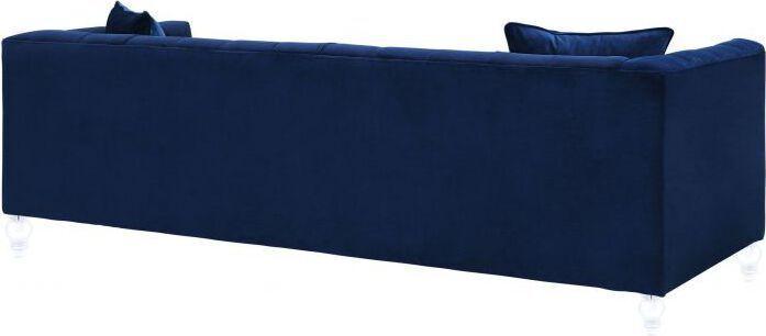 Tov Furniture Sofas & Couches - Bea Navy Velvet Sofa