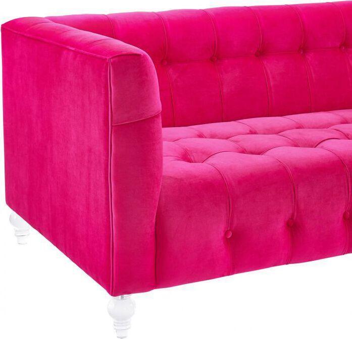 Tov Furniture Sofas & Couches - Bea Pink Velvet Sofa