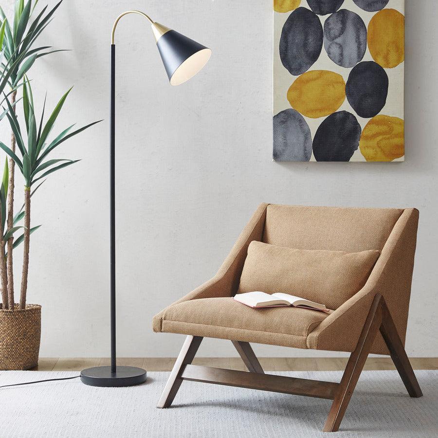 Olliix.com Floor Lamps - Beacon Arched Floor Lamp Matte black