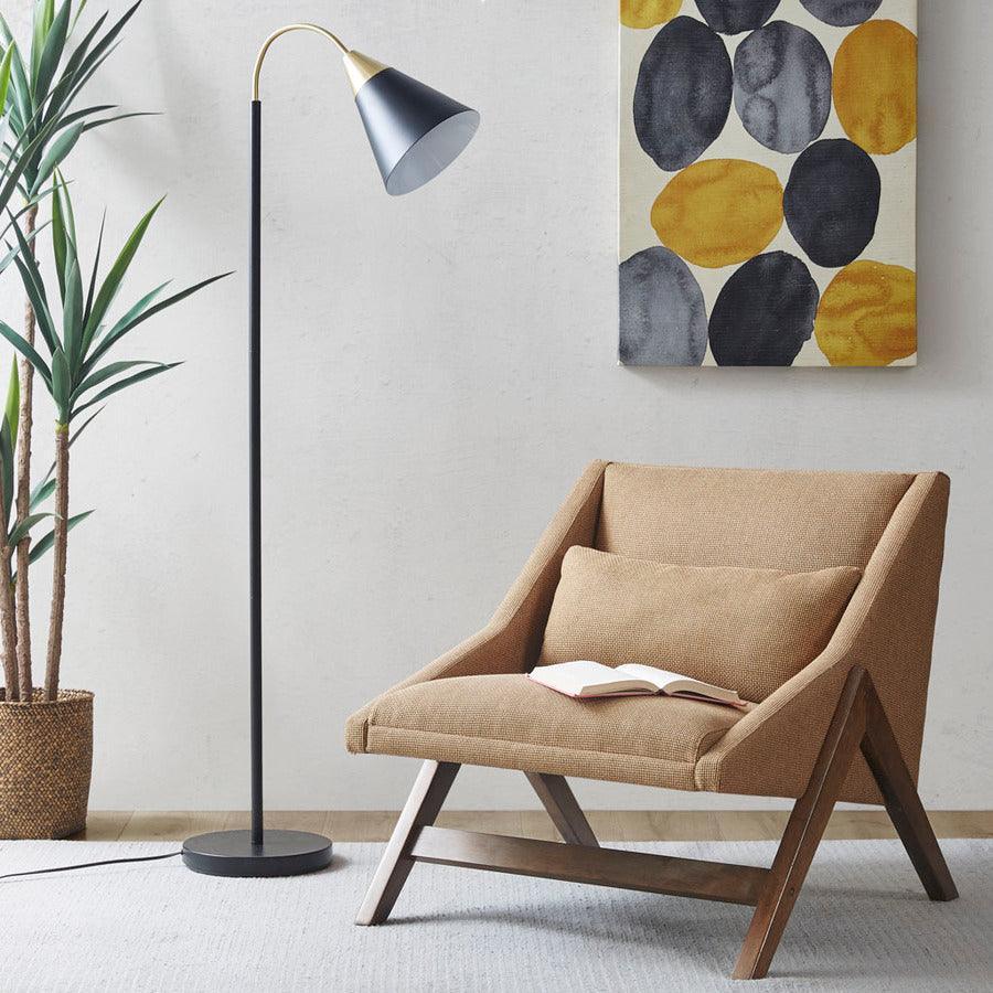 Olliix.com Floor Lamps - Beacon Arched Floor Lamp Matte black