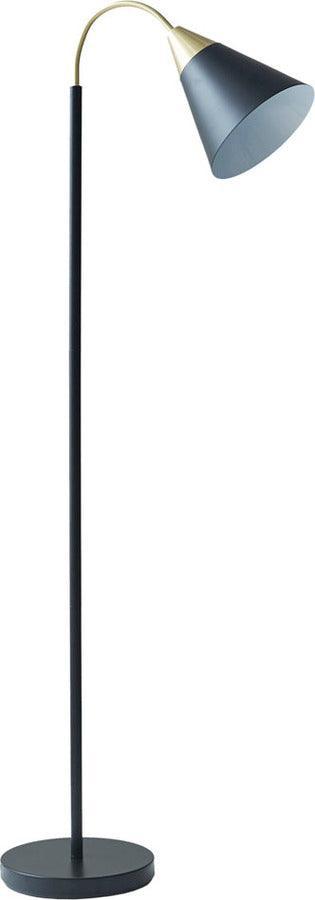 Olliix.com Floor Lamps - Beacon Arched Floor Lamp Matte black