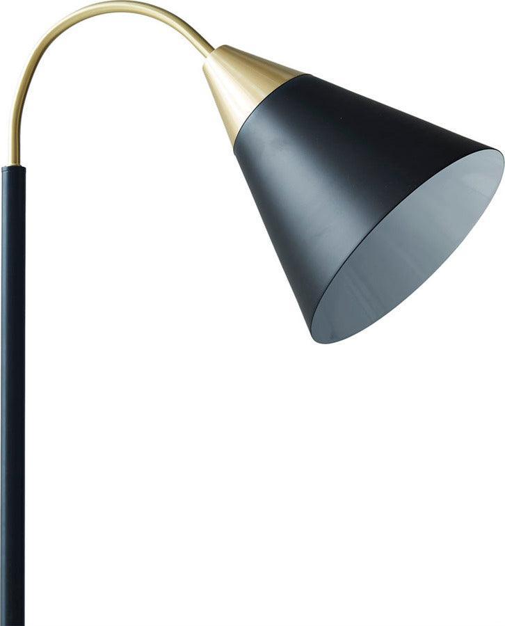 Olliix.com Floor Lamps - Beacon Arched Floor Lamp Matte black