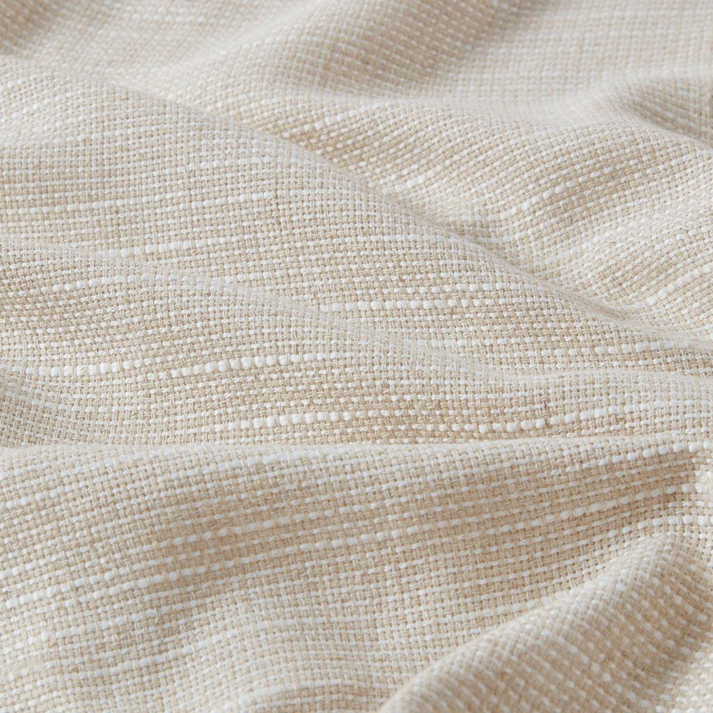 Olliix.com Curtains - Beals 84" Faux Linen Tab Top Panel with Fleece Lining Natural