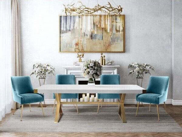 Tov Furniture Dining Chairs - Beatrix Dining Chair Sea Blue