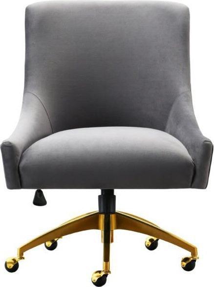 Tov Furniture Task Chairs - Beatrix Office Swivel Chair Gray