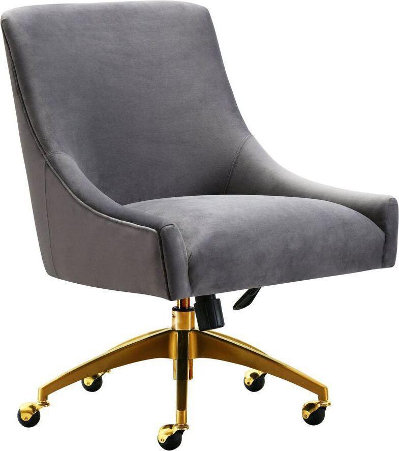 Tov Furniture Task Chairs - Beatrix Office Swivel Chair Gray