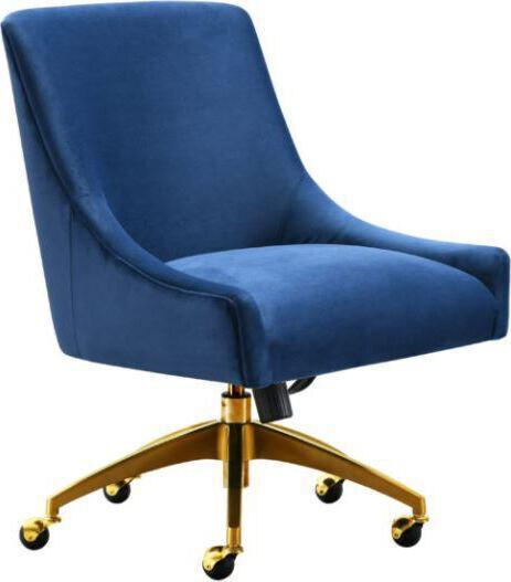 Tov Furniture Task Chairs - Beatrix Office Swivel Chair Navy