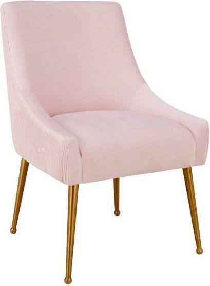 Tov Furniture Dining Chairs - Beatrix Pleated Dining Chair Blush