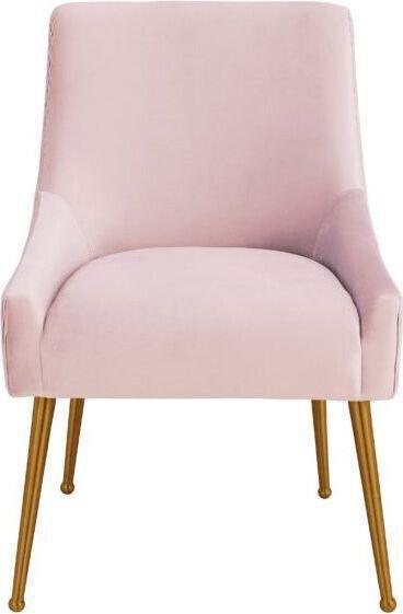 Tov Furniture Dining Chairs - Beatrix Pleated Dining Chair Blush